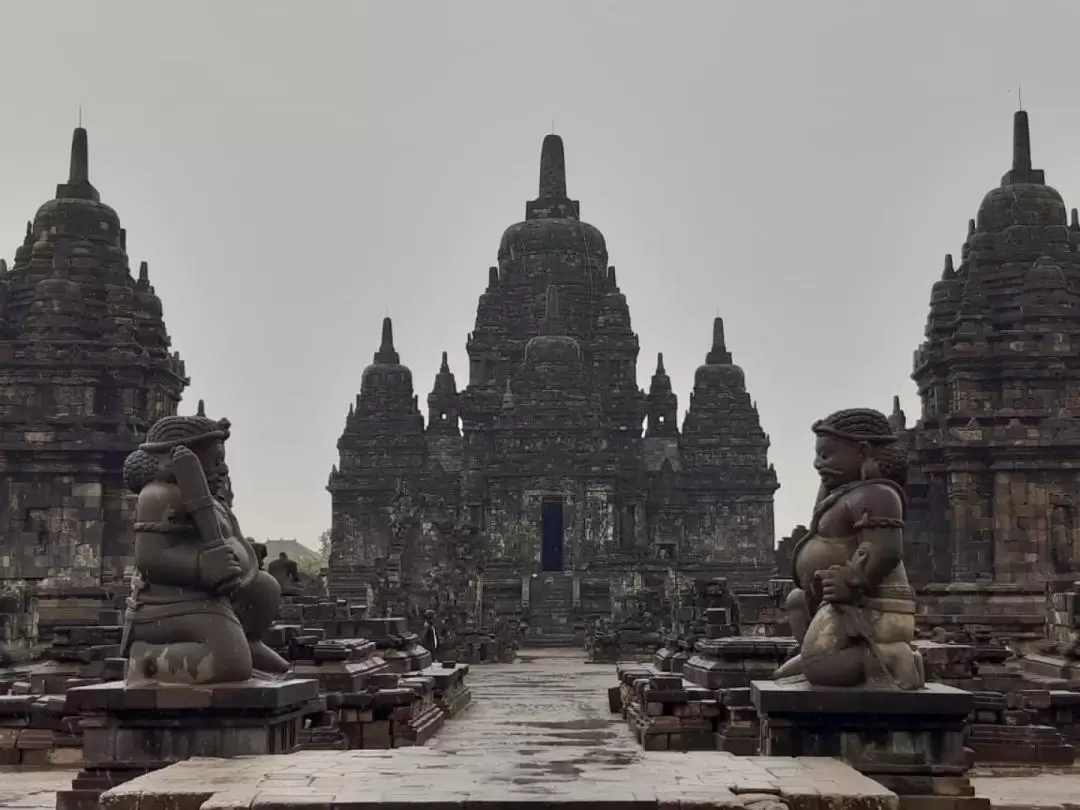 1 Day Borobudur, Prambanan, Sewu Temple, Chicken Church, Merapi Volcano Jeep Tour from Yogyakarta