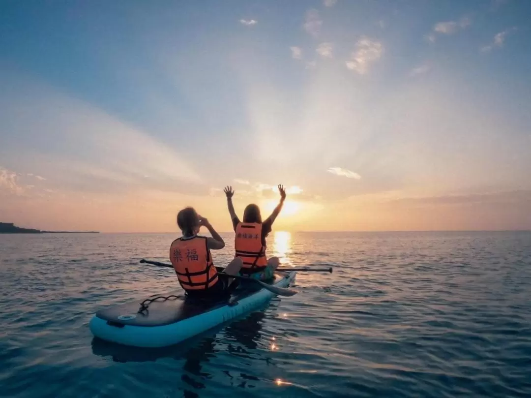 澎湖: 樂福海洋晨光．夕陽SUP體驗