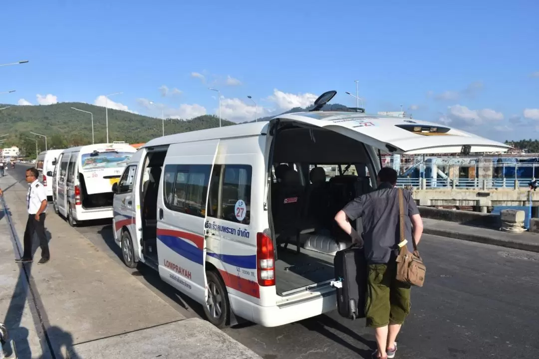 Ferry & Bus Ticket between Phuket and Koh Samui (Nathon Pier) by Lomprayah