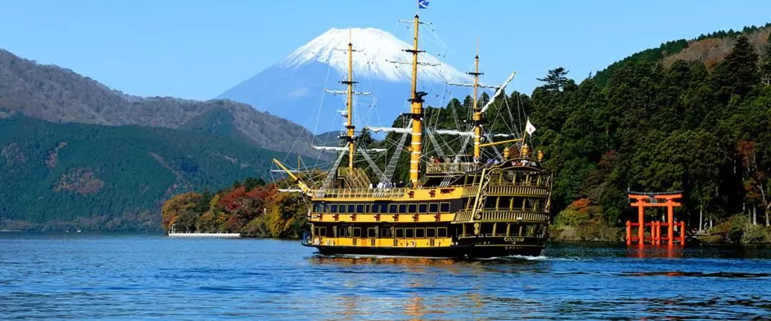 Hakone & Fuji Cruise & Cable Car & Owakudani Day Tour from Tokyo