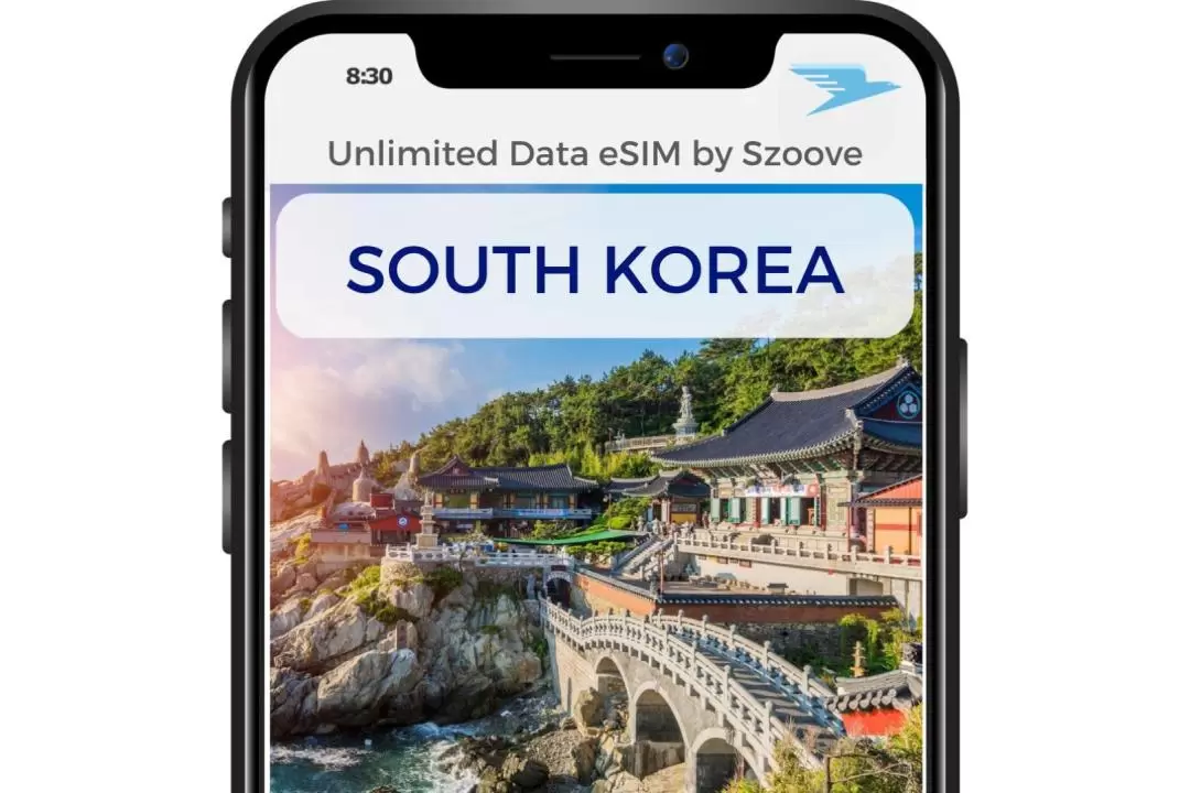 韓国 データ容量無制限 eSIM（高速通信：1日1GBまで）