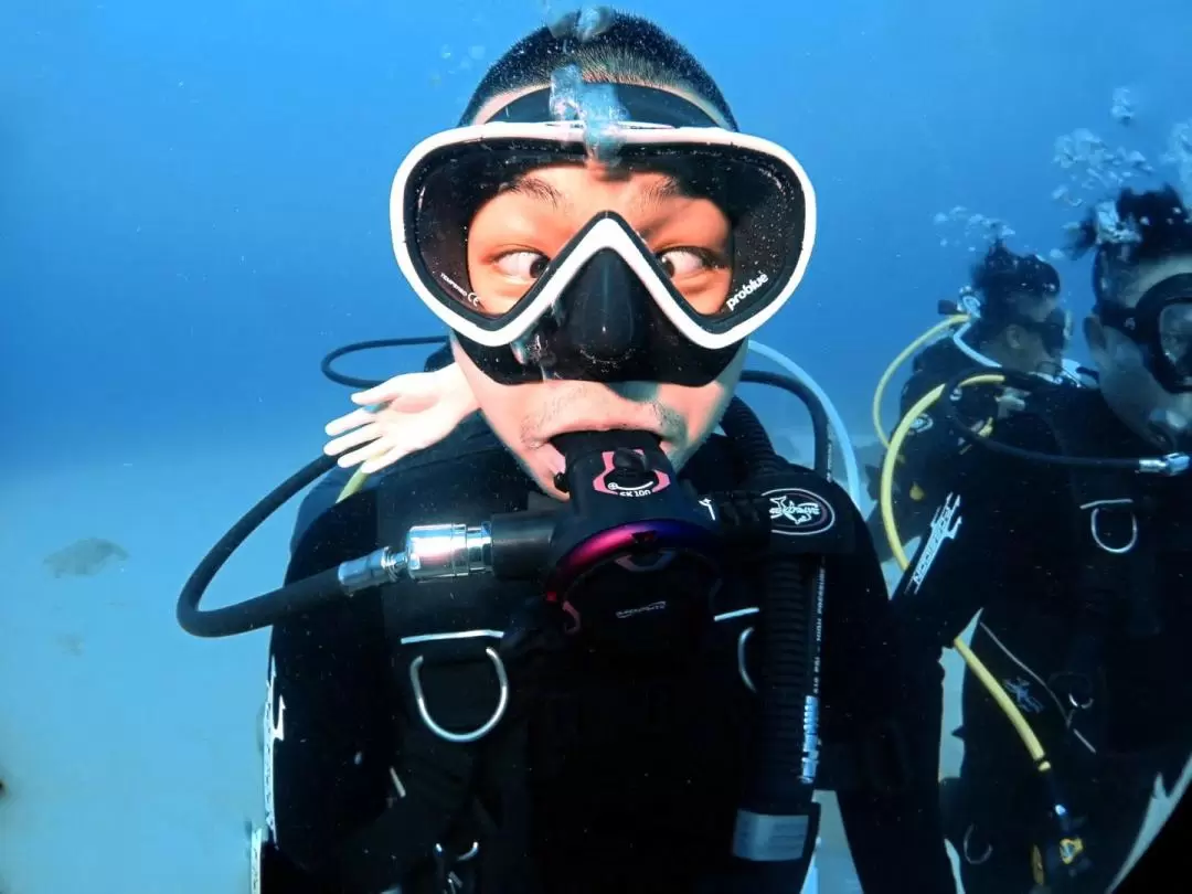 屏東: 小琉球波賽頓 - 水肺體驗潛水（教練比1:1）