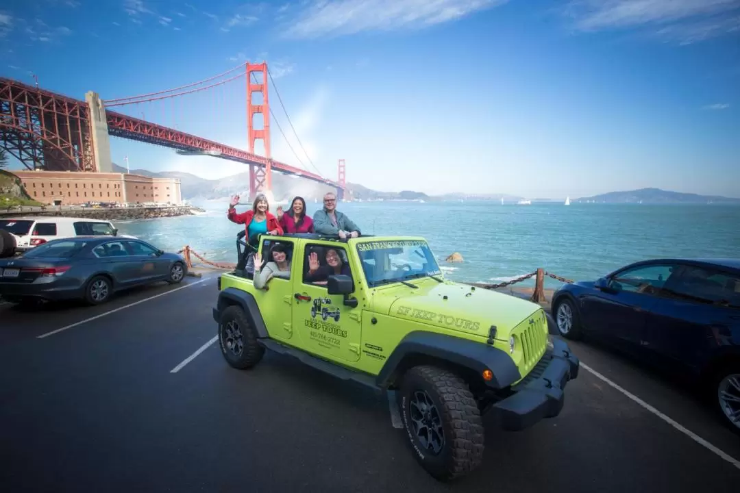 Private San Francisco City Tour in Open-air Jeep