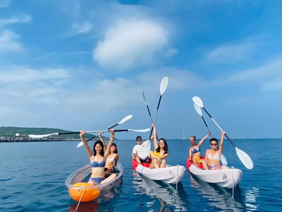 Pingtung: Little Liuqiu Whale Latitude Ocean Club - Canoe / Transparent Canoe Experience