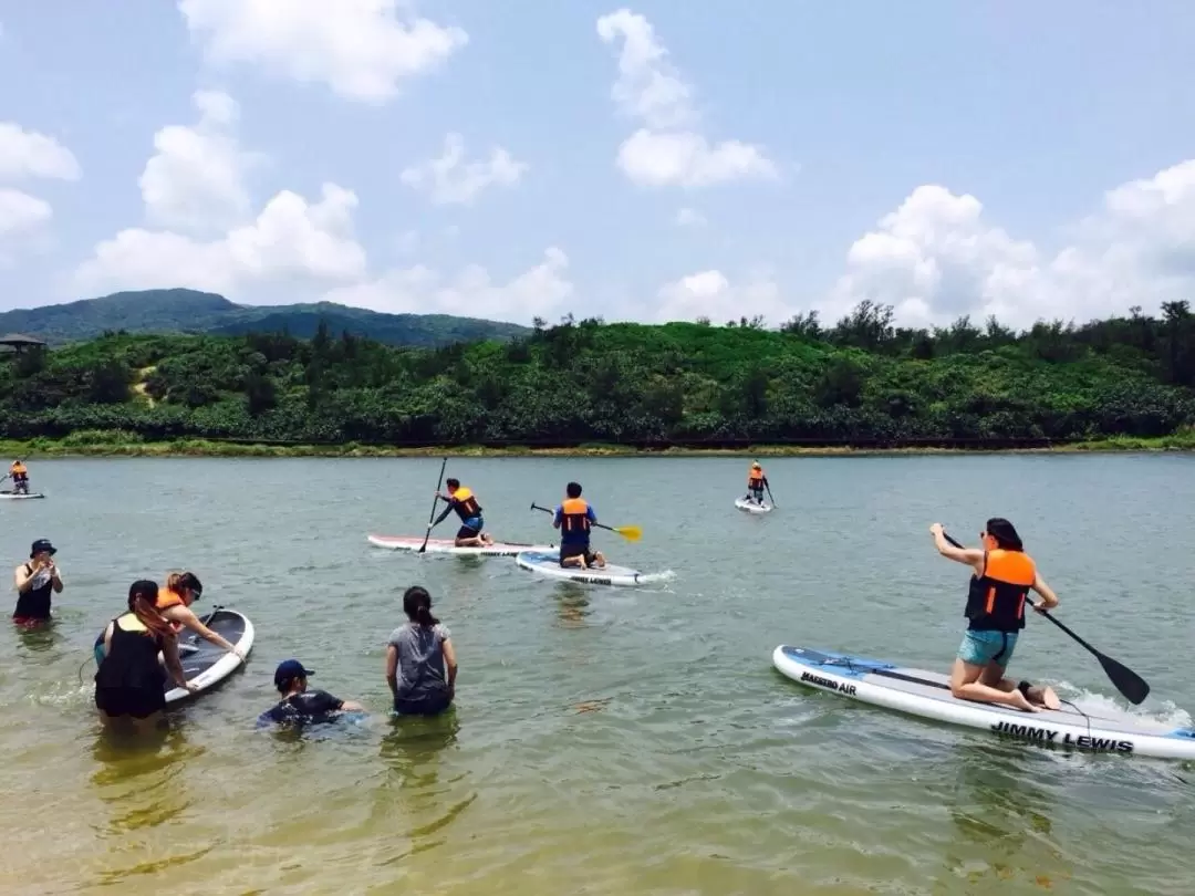 Stand Up Paddleboarding at Shuang River from Fulong Beach