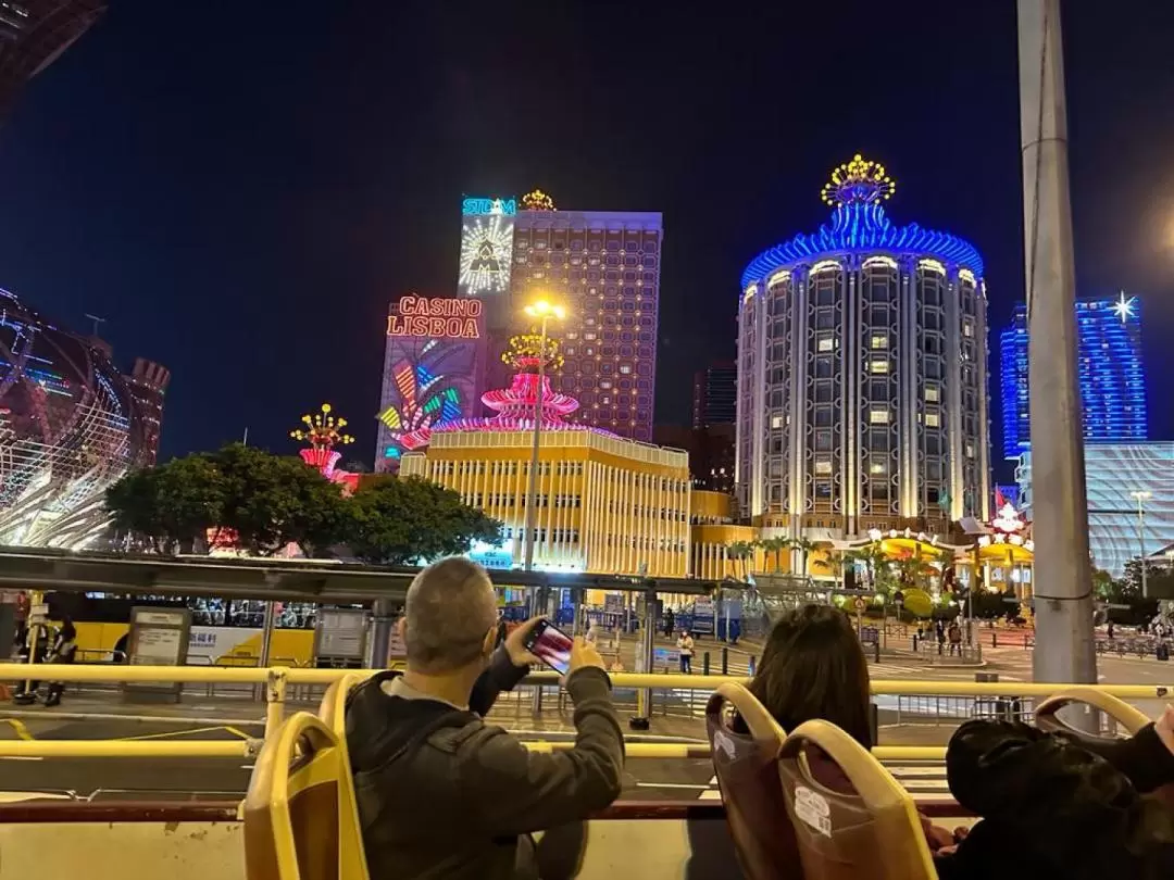 Macau Open Top Bus Night Tour