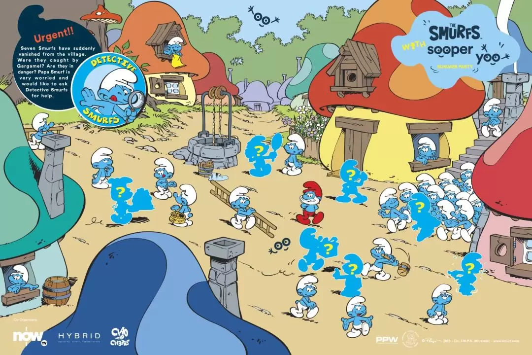 The Smurfs with Sooper Yoo Summer Party