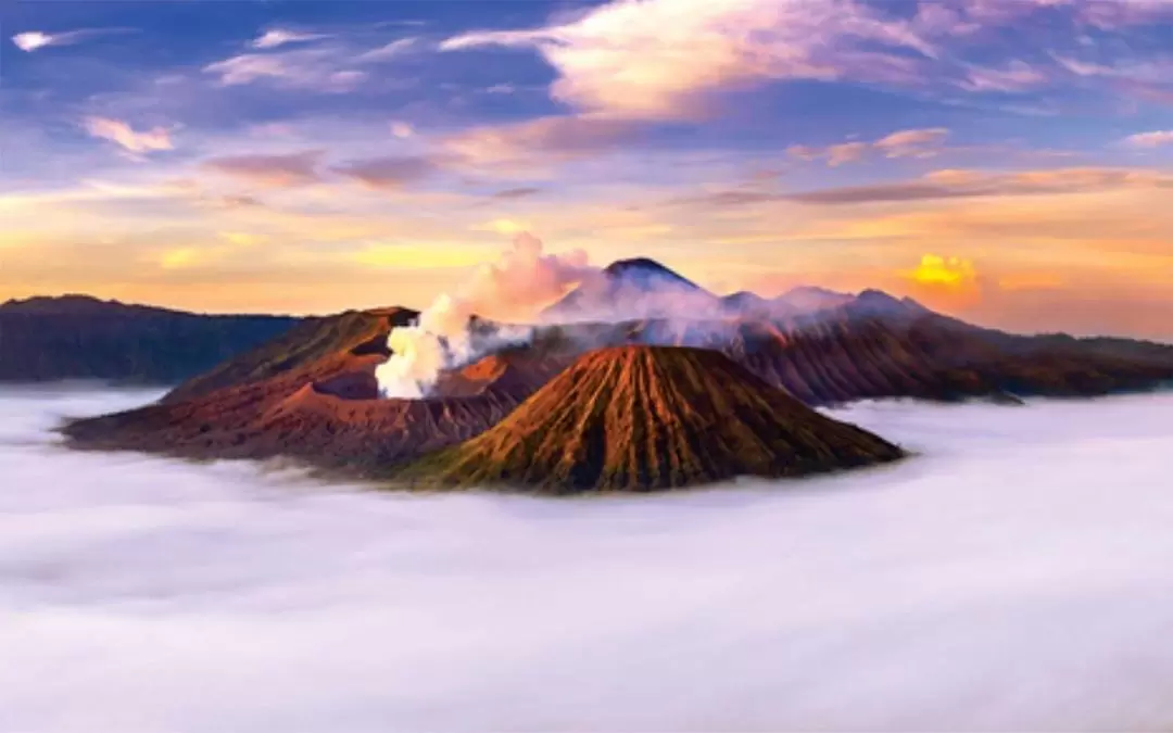 布羅莫火山 & 伊真火山3天2夜之旅（日惹出發）