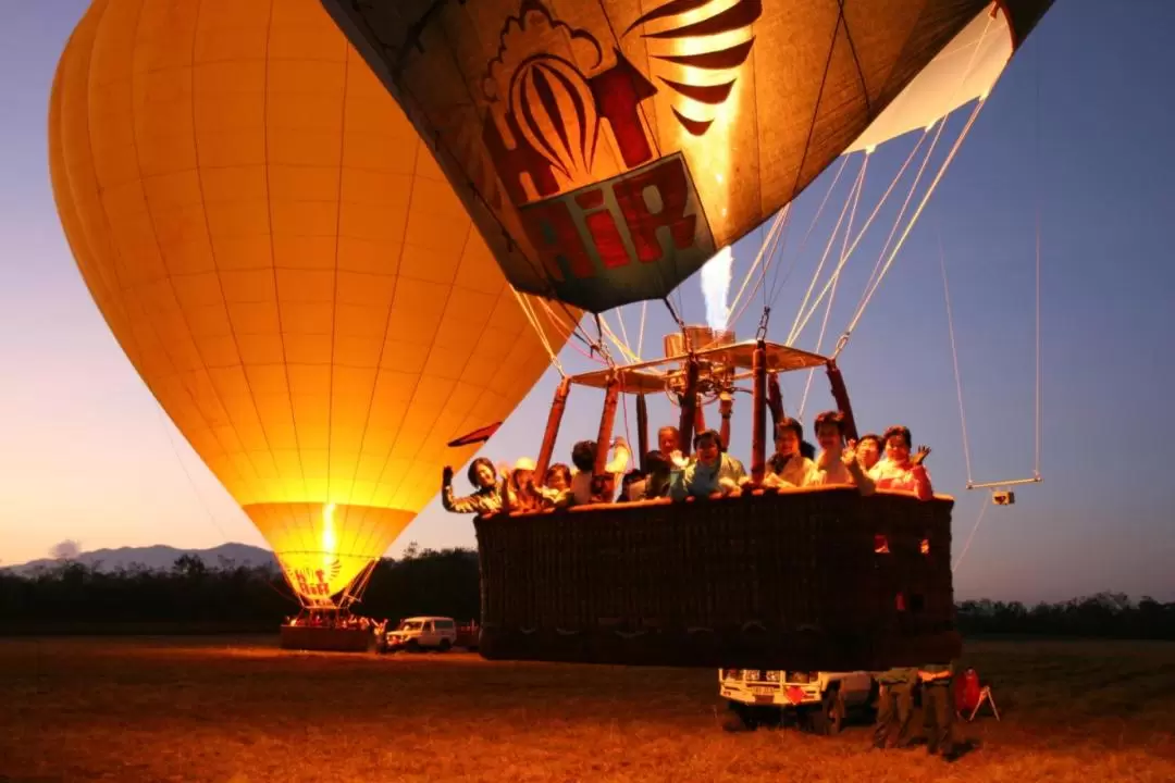 Hot Air Balloon, Meet Alpaca's and Vineyard Breakfast in Brisbane