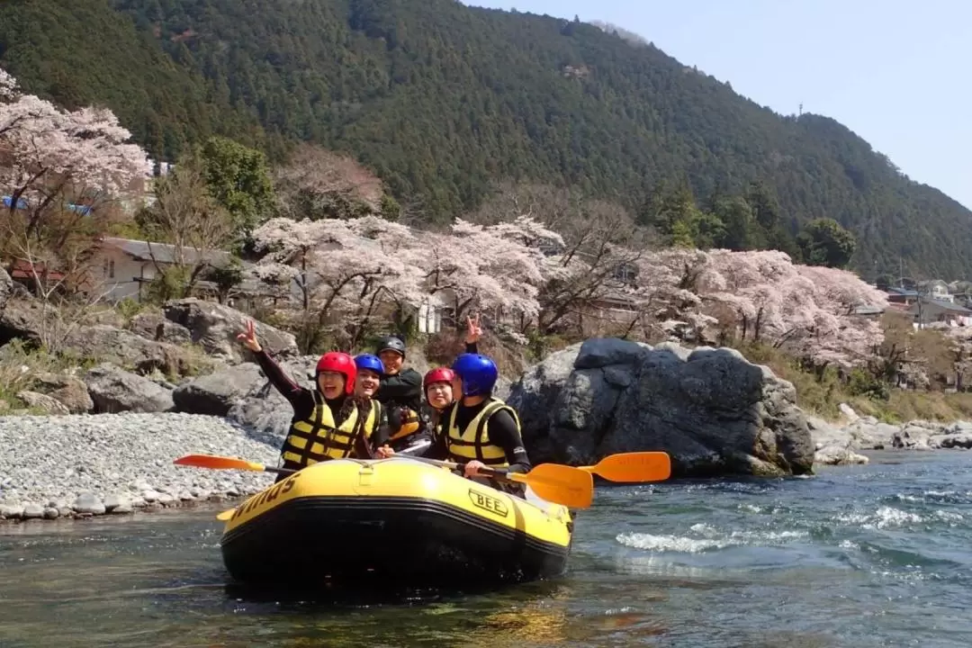 Tama River White Water Rafting Experience in Ome