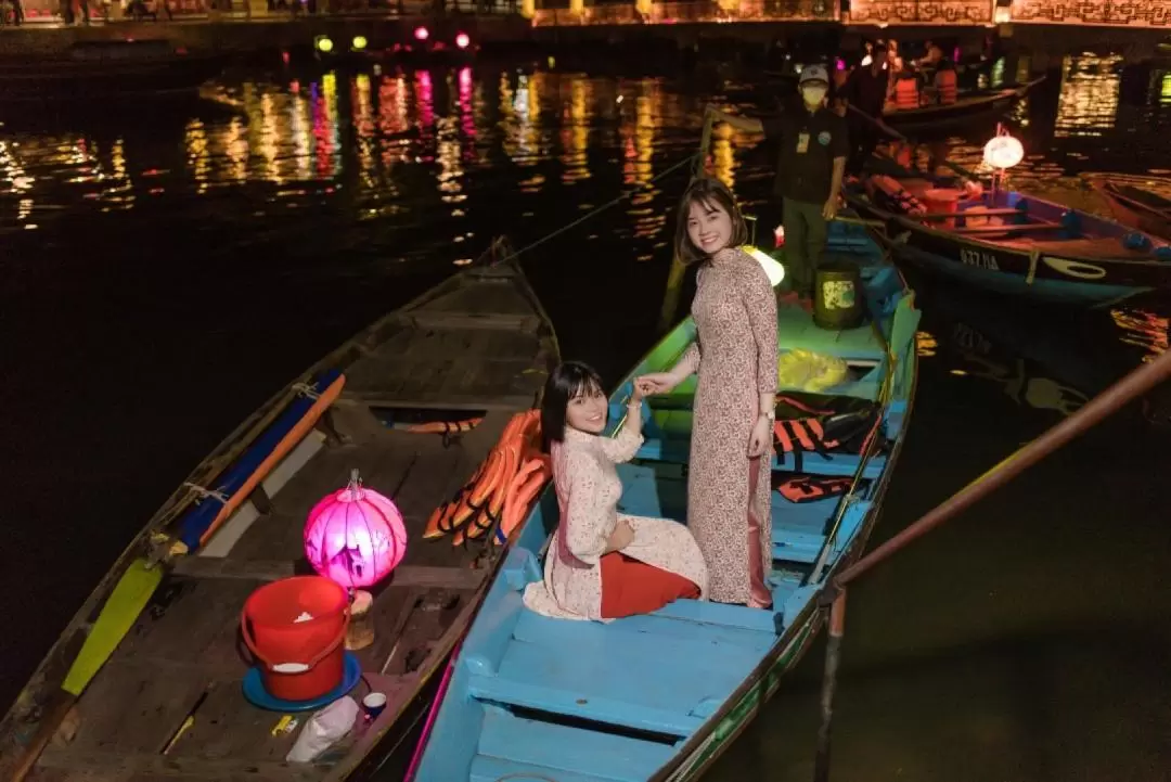 Boat Ride Ticket and Release Lantern at Hoai river in Hoi An 