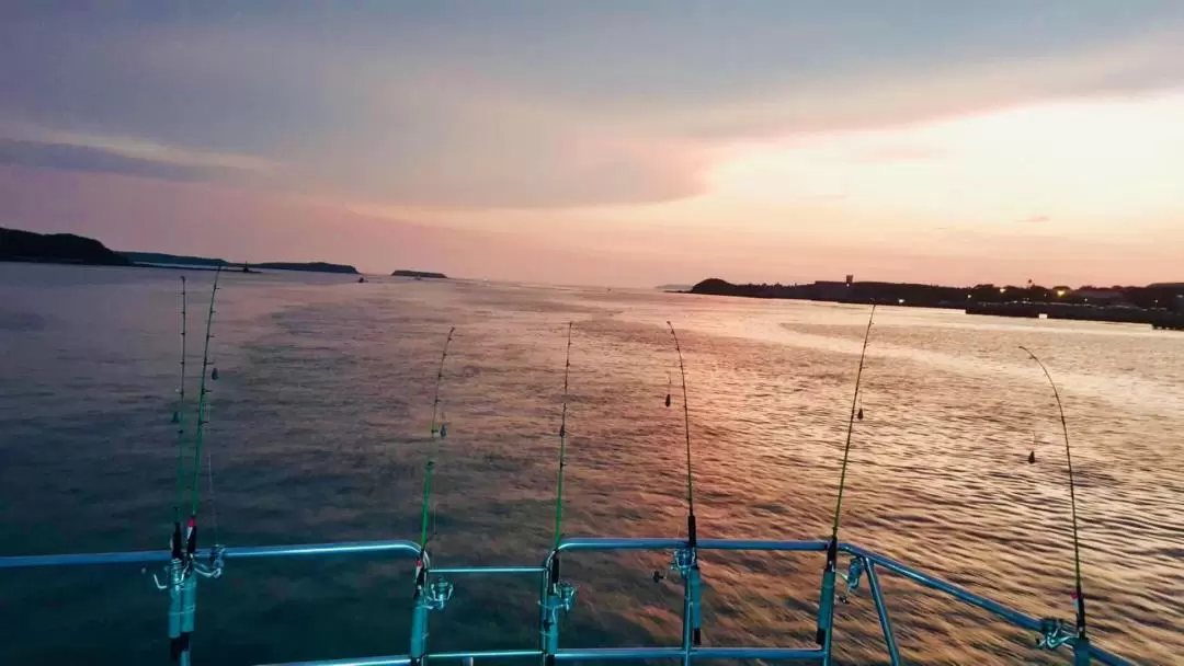 澎湖：夜釣小管體驗・品嚐小管麵線