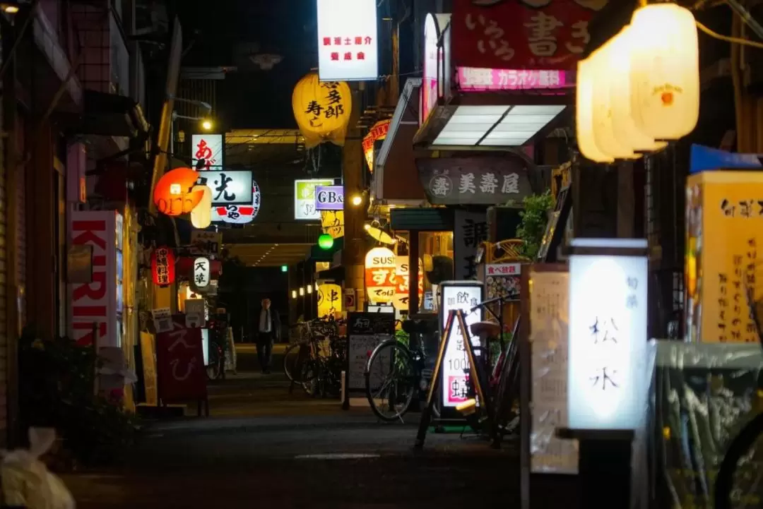 Osaka Bar Hopping Night Tour in Namba