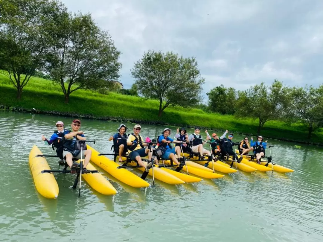 Water Bike Experience in Yilan Dongshan River