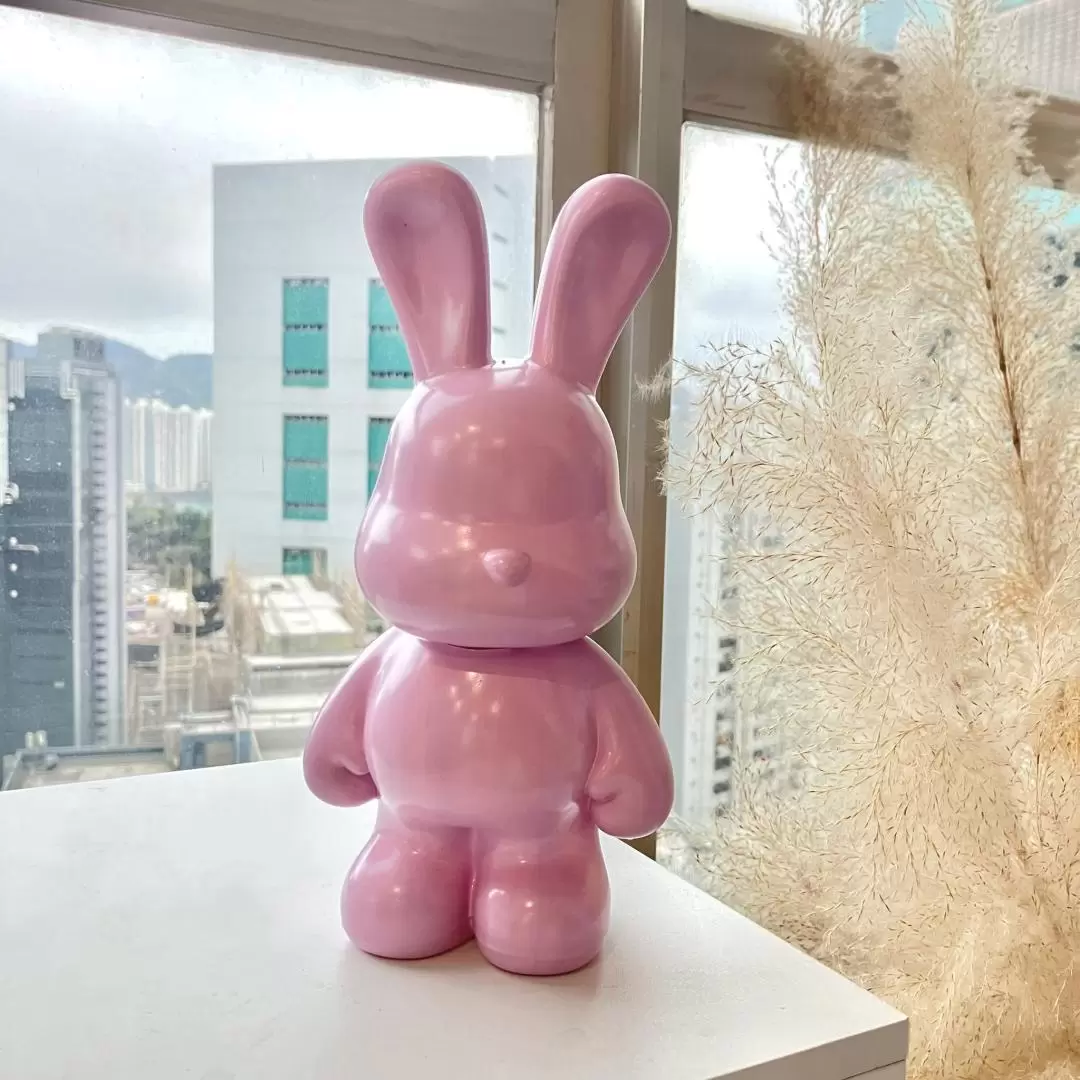 Heal Me Art - Fluid Rabbit Qian Ying | Fluid Violent Bear | Pressed Letter Lamp | Lai Chi Kok