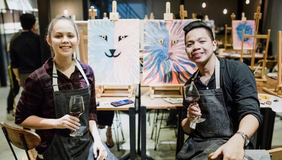 Sip and Paint Experience by The Art Bar in Phnom Penh