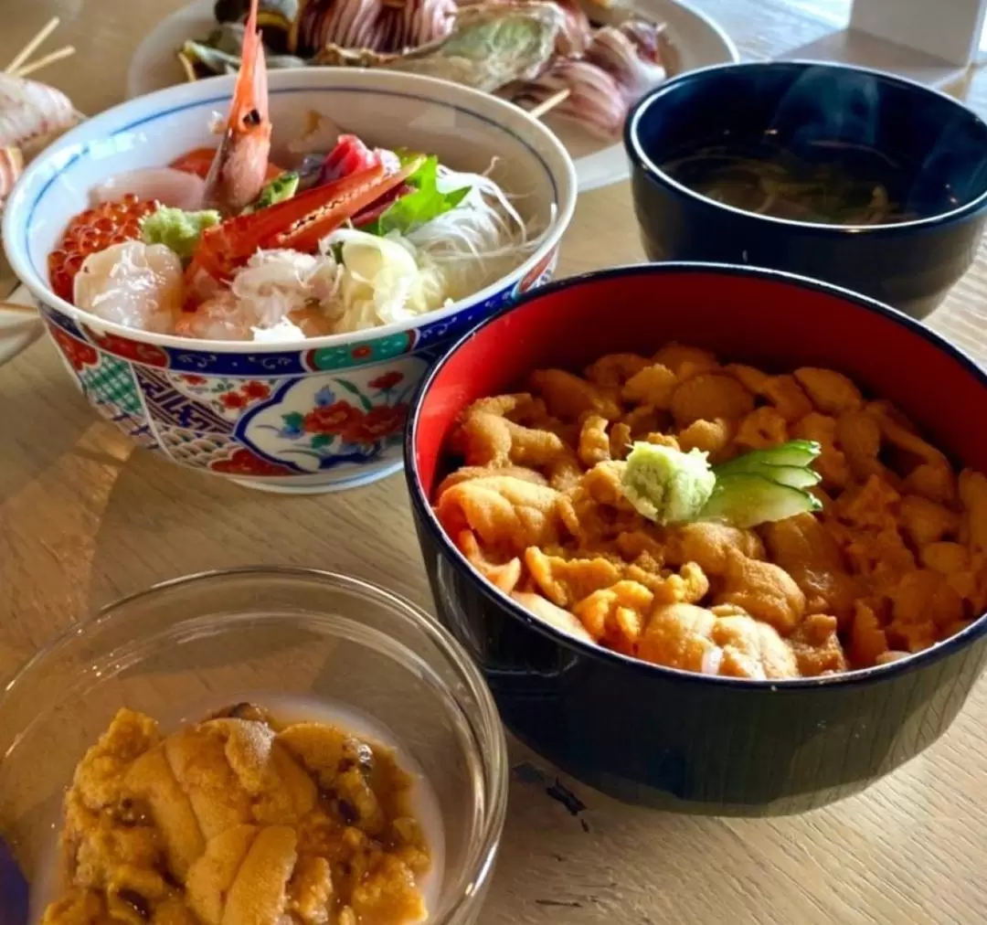 北海道西積丹｜ Sakazuki Terrace剝海膽體驗&美味海鮮丼