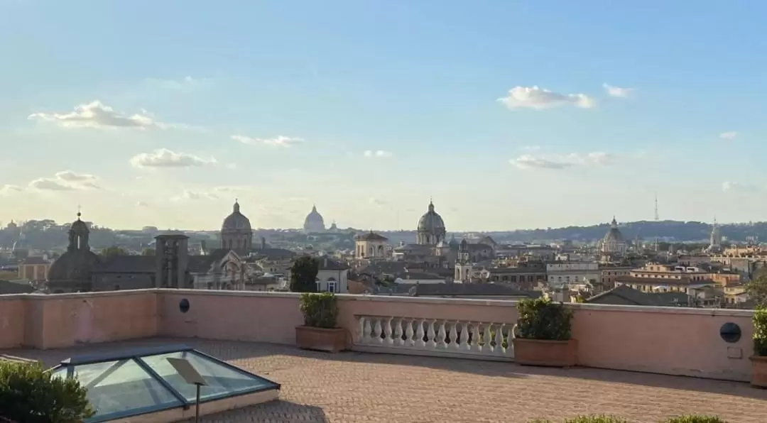 Terrace Aperitif in Terrazza Caffarelli Rome