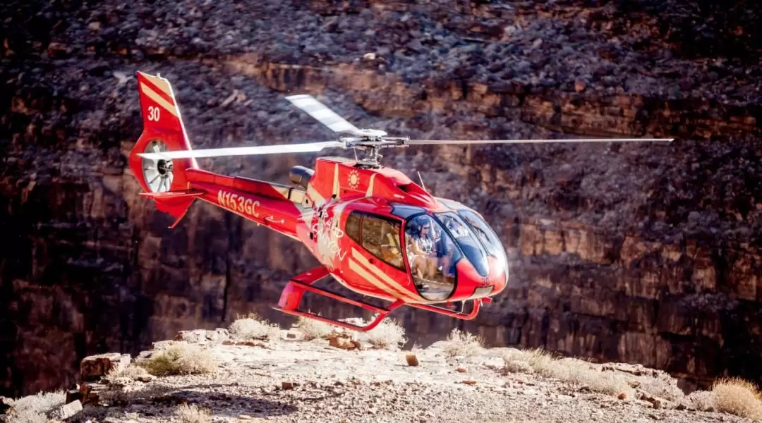 King of Canyons Helicopter Tour (with Landing) from Las Vegas