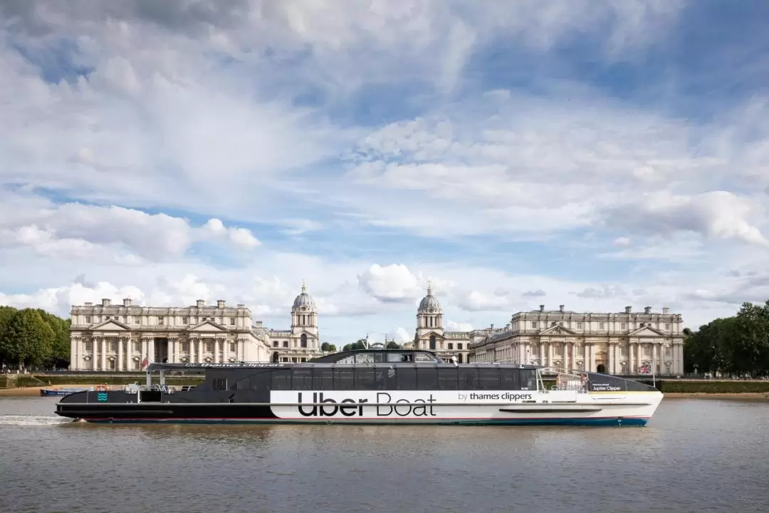 London Uber Boat by Thames Clippers River Roamer Hop-On Hop-Off Boat Trip