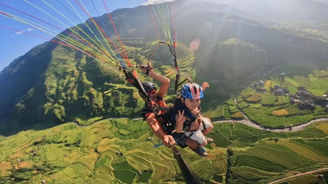 Mu Cang Chai Paragliding Experience - Flying over Scenic Spot